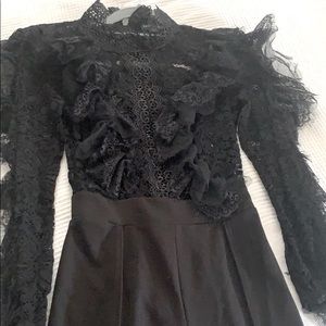 Black lace jumpsuit